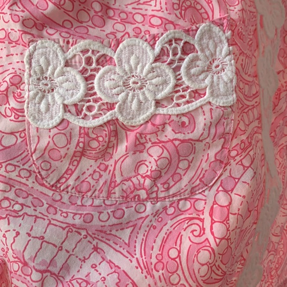 Lilly Pulitzer Little Lilly Shift Dress In Hibiscus Pin - Picture 4 of 9